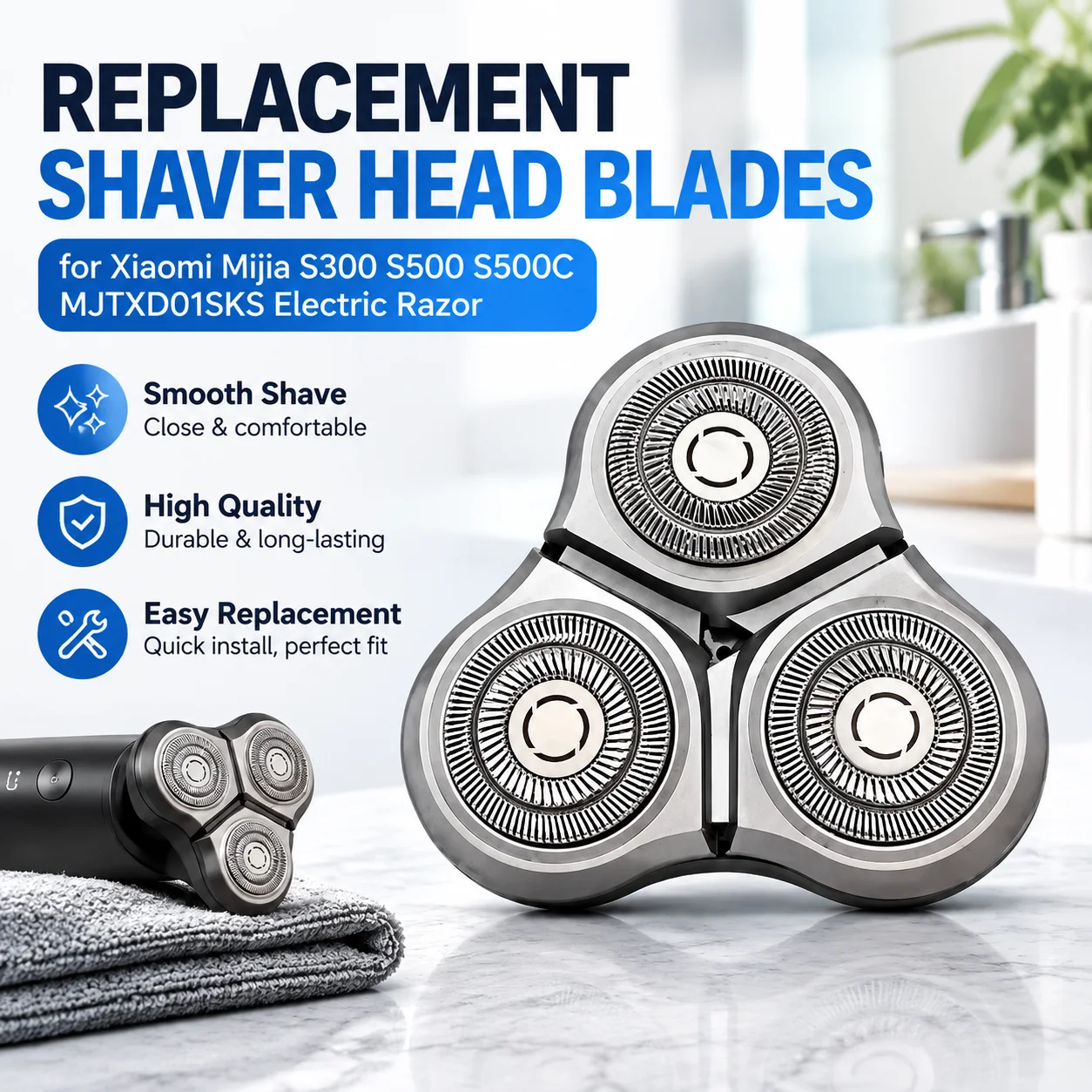Replacement Shaver Head Blades - Electric Razor review and price