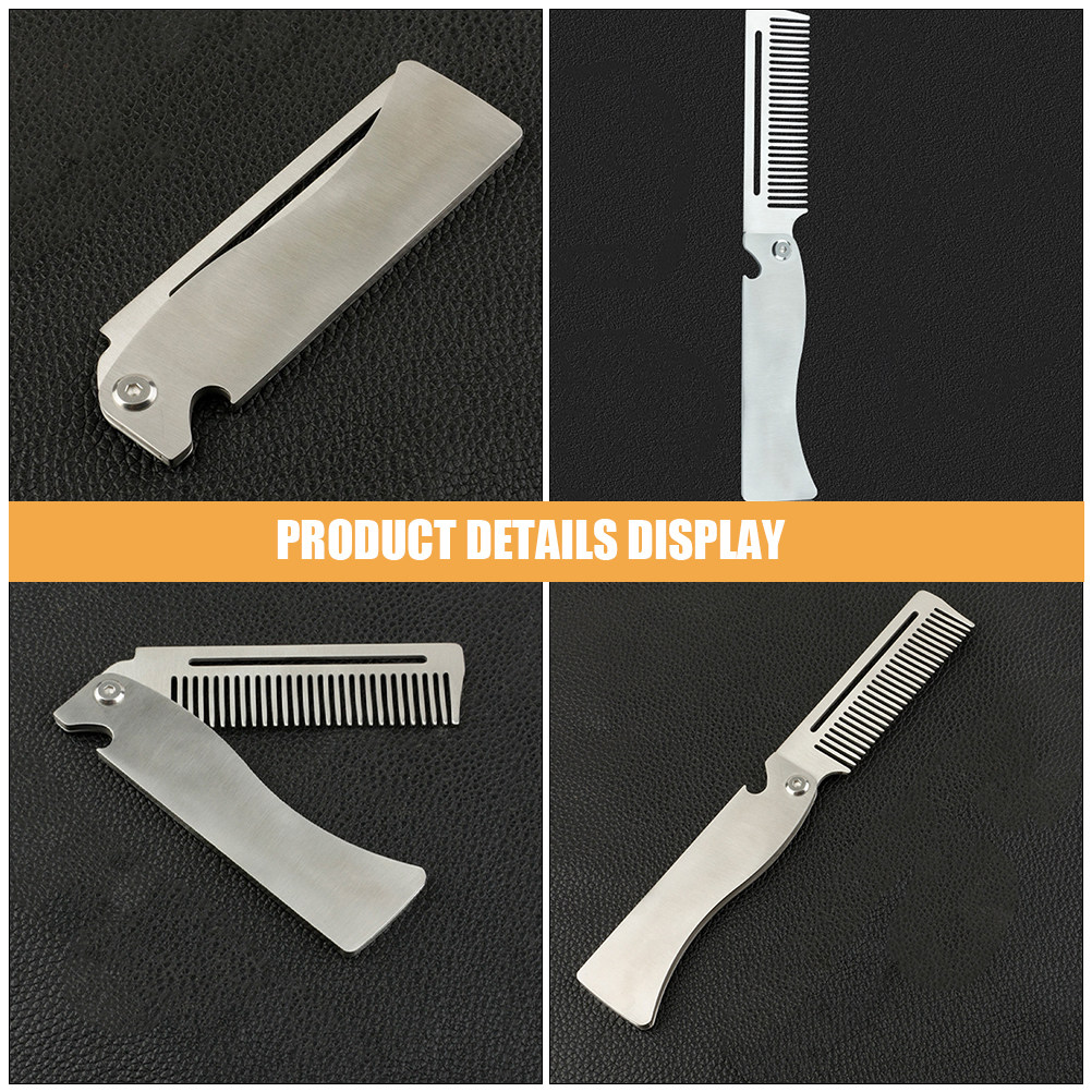 Folding Hair Comb Stainless St - Beard Oil review and price