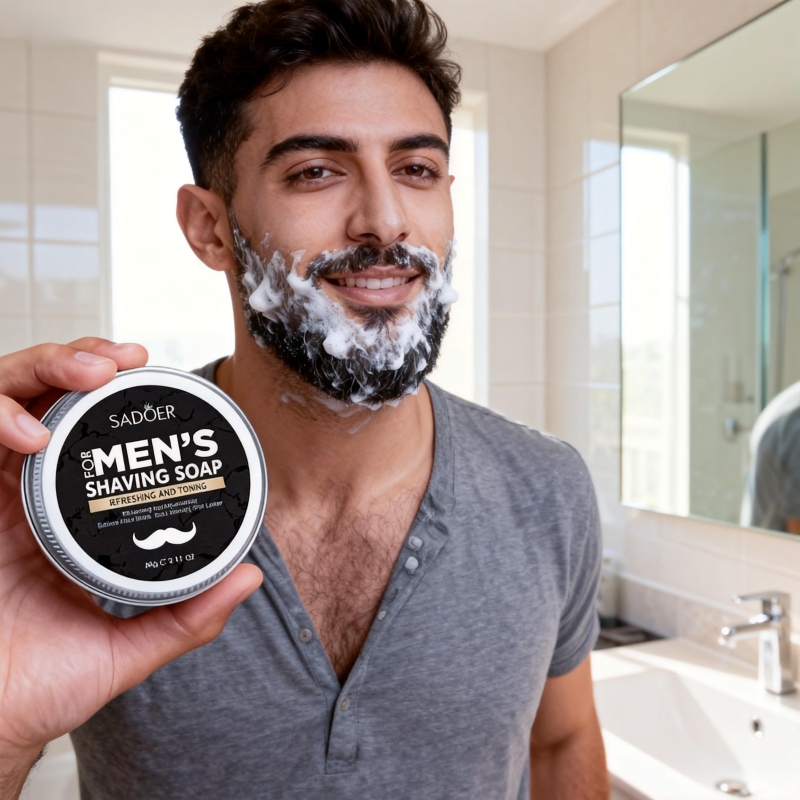 60g Men's Shaving Soap Contain - Beard Oil review and price