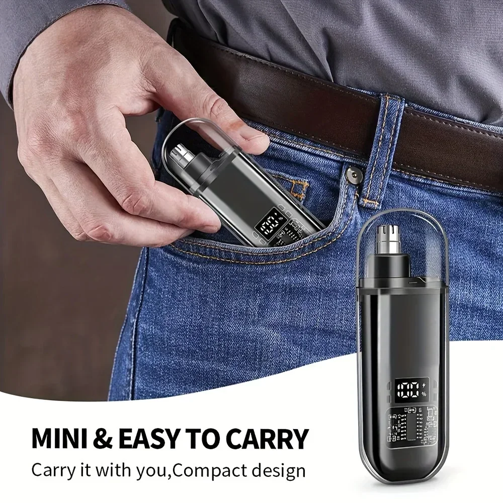 Portable USB Type C Fast Charg - Nose Trimmer review and price