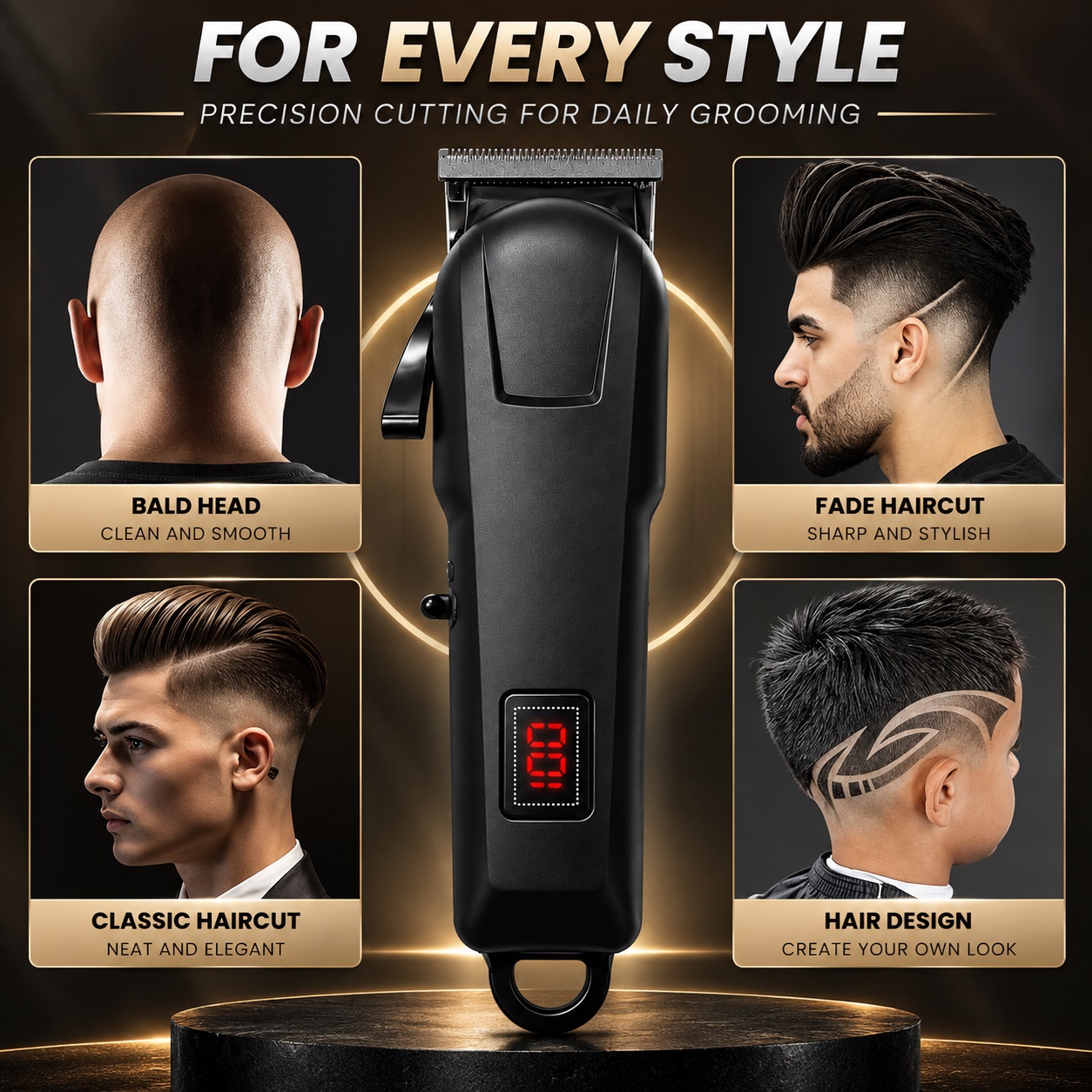 Electric Hair Clipper and Shav - Grooming Kit review and price