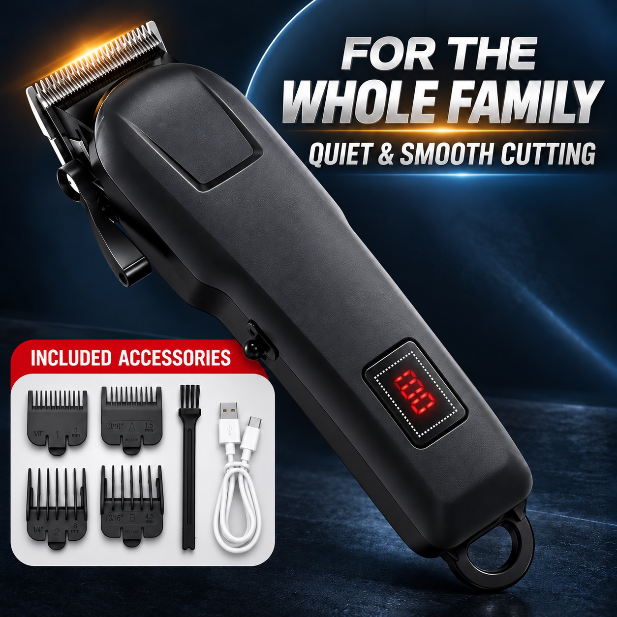 Electric Hair Clipper and Shav - Grooming Kit review and price