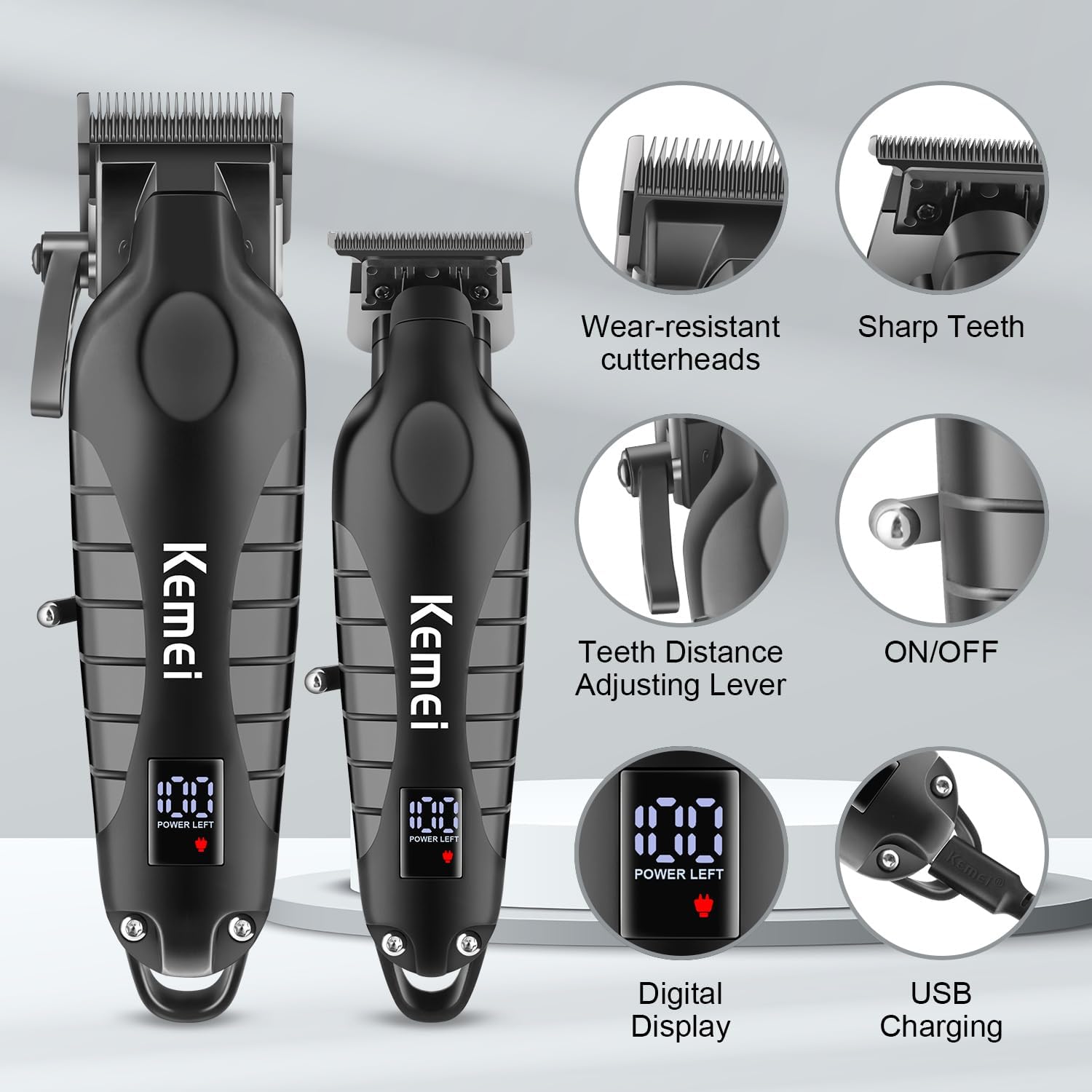 Kemei Hair Clipper Kit for Men - Electric Shaver Rotary review and price
